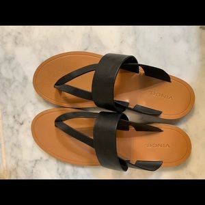 Vince black sandals